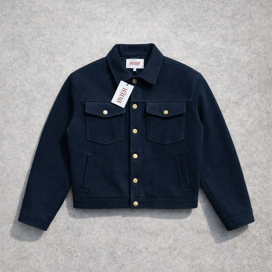 BYLER. BLUE trucker jacket