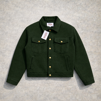 BYLER. GREEN trucker jacket