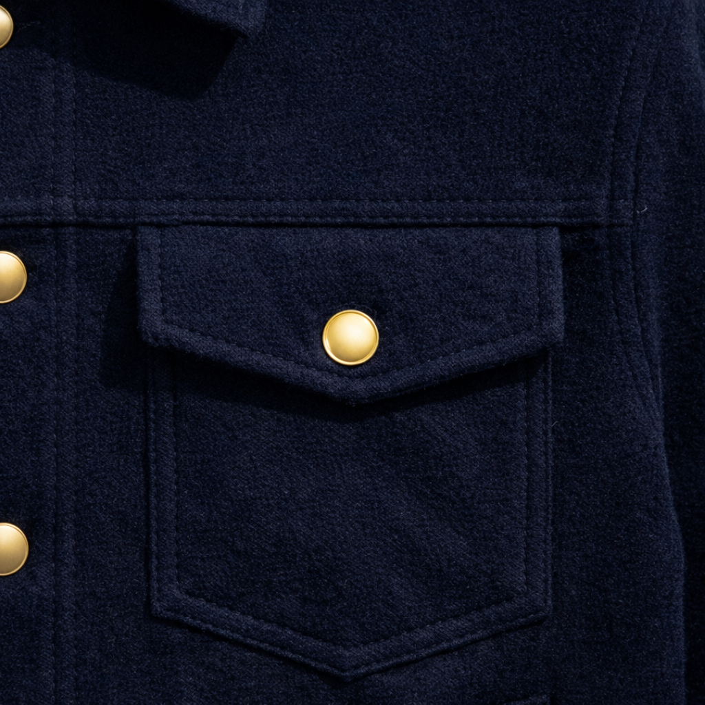BYLER. BLUE trucker jacket
