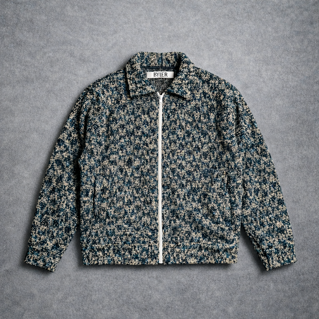 BYLER. BLUETWEED jacket