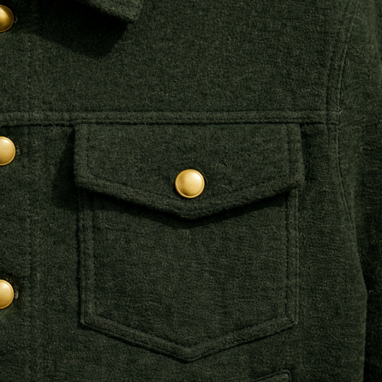 BYLER. GREEN trucker jacket